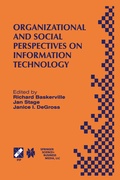 Cover: Organizational and Social Perspectives on Information Technology - Kluwer Academic Publishers