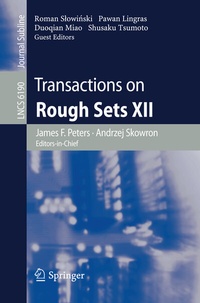 Abbildung von: Transactions on Rough Sets XII - Springer