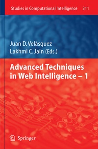 Enlarge image Cover: Advanced Techniques in Web Intelligence -1 - Springer