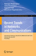 Cover: Recent Trends in Networks and Communications - Springer