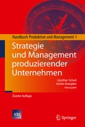 Cover: Strategie und Management produzierender Unternehmen - Springer