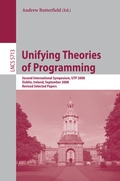 Cover: Unifying Theories of Programming - Springer