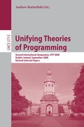 Cover: Unifying Theories of Programming - Springer