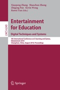 Cover: Entertainment for Education. Digital Techniques and Systems - Springer