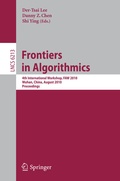 Bild: Frontiers in Algorithms - Springer