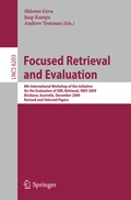 Cover: Focused Retrieval and Evaluation - Springer