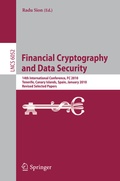 Cover: Financial Cryptography and Data Security - Springer