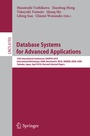Cover: Database Systems for Advanced Applications - Springer