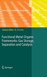 Abbildung von: Functional Metal-Organic Frameworks: Gas Storage, Separation and Catalysis - Springer