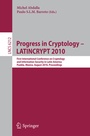Cover: Progress in Cryptology - LATINCRYPT 2010 - Springer