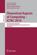 Cover: Theoretical Aspects of Computing - Springer