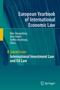 Cover: International Investment Law and EU Law - Springer