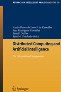Cover: Distributed Computing and Artificial Intelligence - Springer