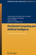 Cover: Distributed Computing and Artificial Intelligence - Springer