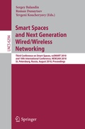 Cover: Smart Spaces and Next Generation Wired/Wireless Networking - Springer