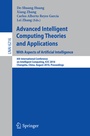 Cover: Advanced Intelligent Computing Theories and Applications: With Aspects of Artificial Intelligence - Springer