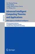 Cover: Advanced Intelligent Computing Theories and Applications: With Aspects of Artificial Intelligence - Springer