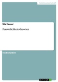 Cover: Pers&ouml;nlichkeitstheorien - GRIN Verlag
