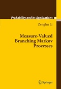 Cover: Measure-Valued Branching Markov Processes - Springer
