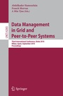 Cover: Data Management in Grid and Peer-to-Peer Systems - Springer