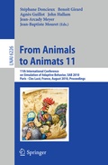 Cover: From Animals to Animats 11 - Springer