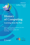 Cover: History of Computing: Learning from the Past - Springer