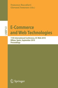 Abbildung von: E-Commerce and Web Technologies - Springer