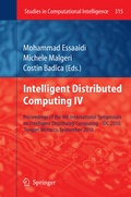 Cover: Intelligent Distributed Computing IV - Springer