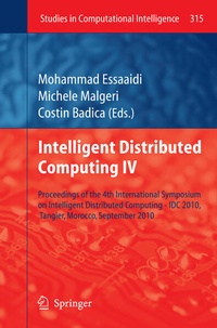 Enlarge image Cover: Intelligent Distributed Computing IV - Springer