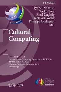 Enlarge image Cover: Cultural Computing - Springer