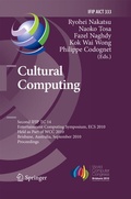 Cover: Cultural Computing - Springer