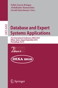 Cover: Database and Expert Systems Applications - Springer