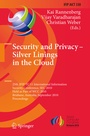 Cover: Security and Privacy - Silver Linings in the Cloud - Springer