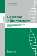 Cover: Algorithms in Bioinformatics - Springer