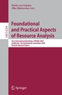 Cover: Foundational and Practical Aspects of Resource Analysis - Springer
