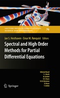 Cover: Spectral and High Order Methods for Partial Differential Equations - Springer
