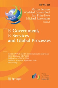 Bild vergrößern Bild: E-Government, E-Services and Global Processes - Springer