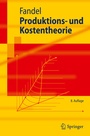 Cover: Produktions- und Kostentheorie - Springer