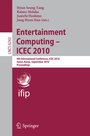 Cover: Entertainment Computing - ICEC 2010 - Springer