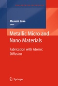 Cover: Metallic Micro and Nano Materials - Springer