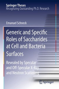 Abbildung von: Generic and Specific Roles of Saccharides at Cell and Bacteria Surfaces - Springer
