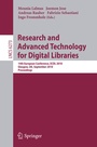 Cover: Research and Advanced Technology for Digital Libraries - Springer