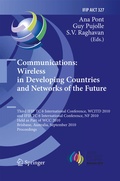 Cover: Communications: Wireless in Developing Countries and Networks of the Future - Springer
