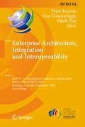 Cover: Enterprise Architecture, Integration and Interoperability - Springer