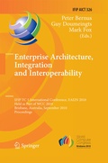 Cover: Enterprise Architecture, Integration and Interoperability - Springer