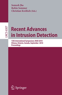 Enlarge image Cover: Recent Advances in Intrusion Detection - Springer