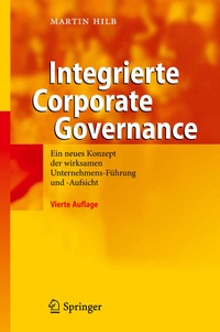 Abbildung von: Integrierte Corporate Governance - Springer