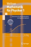 Cover: Mathematik f&uuml;r Physiker 1 - Springer