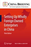 Cover: Setting Up Wholly Foreign Owned Enterprises in China - Springer