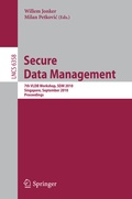Cover: Secure Data Management - Springer